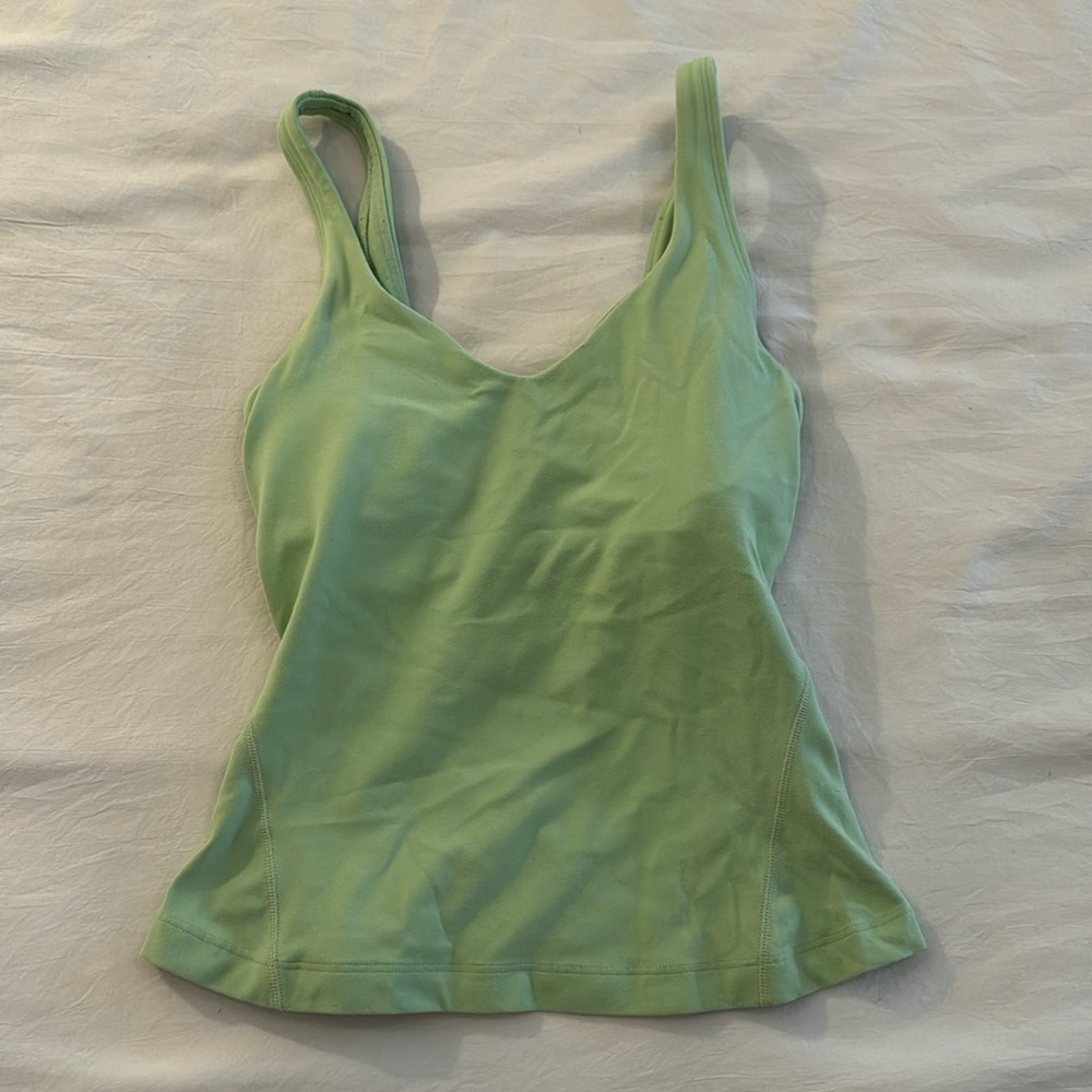 Light green Lululemon waist length align tank size 0